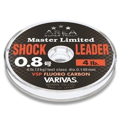 Флюорокарбон Varivas Trout Area Master Limited Shock Leader 30 м 0,148 мм  VSP Fluoro PE #0.8 — характеристики,  особенности конструкции