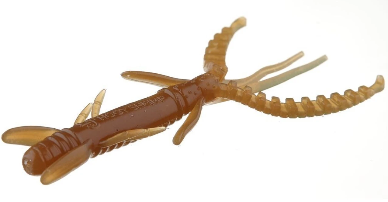 Силиконовая приманка Lucky John Hogy Shrimp 2.2in 56 мм 10 шт S18 Pro Series  140163-S18 — крупный план
	                                    1