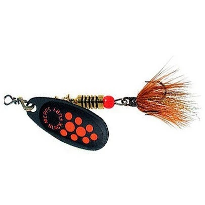 Вращающаяся Блесна Mepps Comet Black Fury Mouche №3 6,5 гр NR   cbf-3-n — характеристики,  особенности конструкции