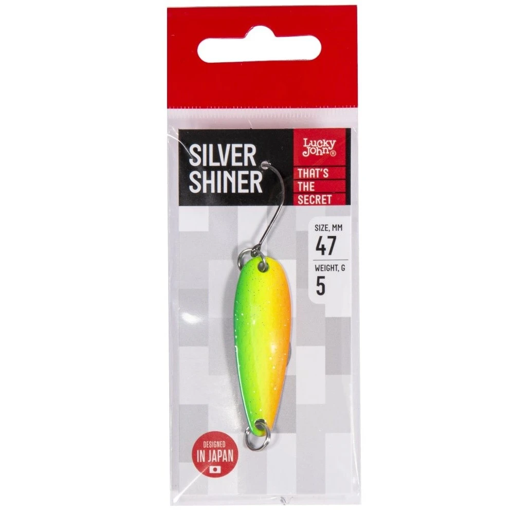 Колеблющаяся Блесна Lucky John Silver Shiner 5 гр 47 мм 008   LJSSH005-008 — крупный план
	                                    3