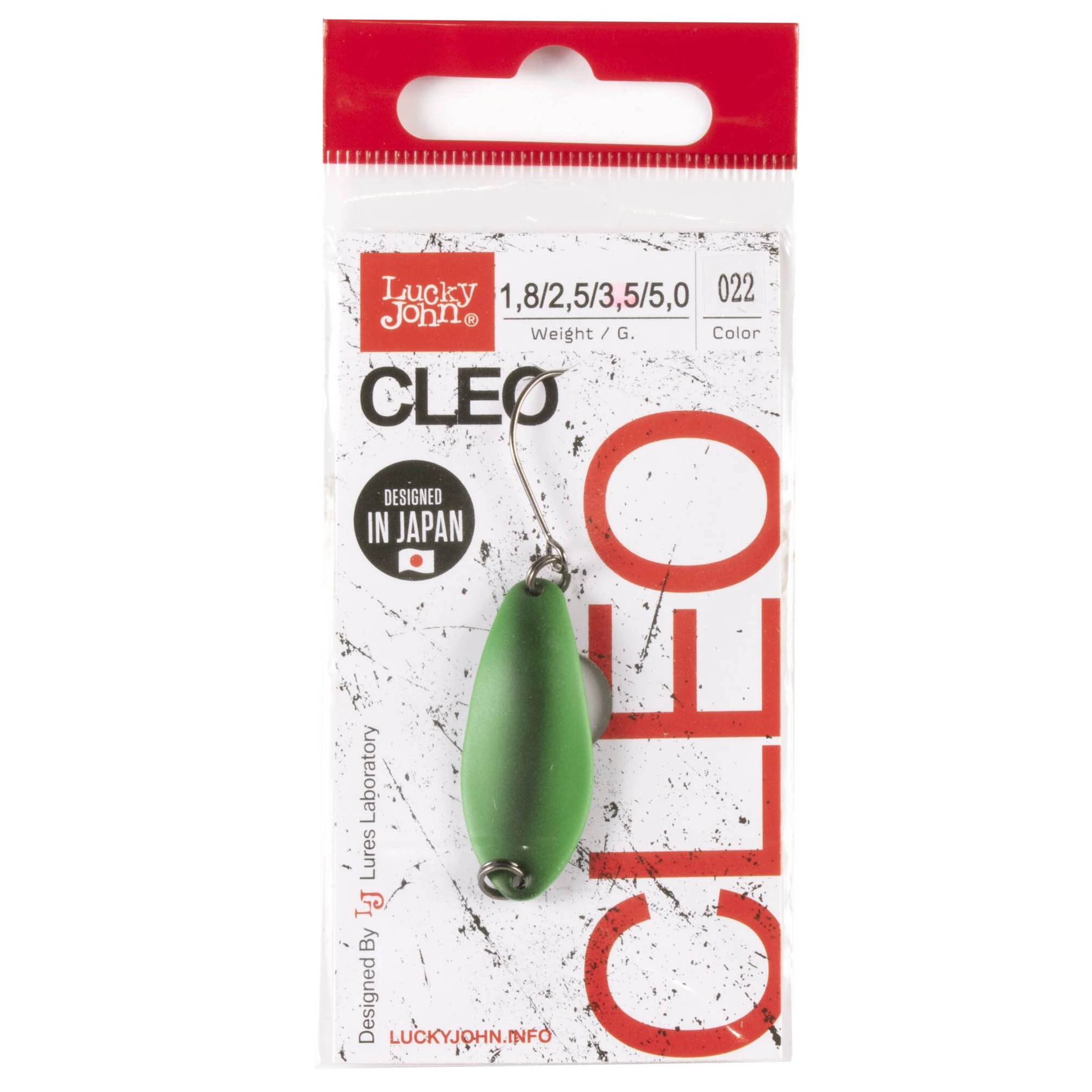 Колеблющаяся Блесна Lucky John Cleo 3,5 гр 34 мм 022   LJCL35-022 — крупный план
	                                    1
