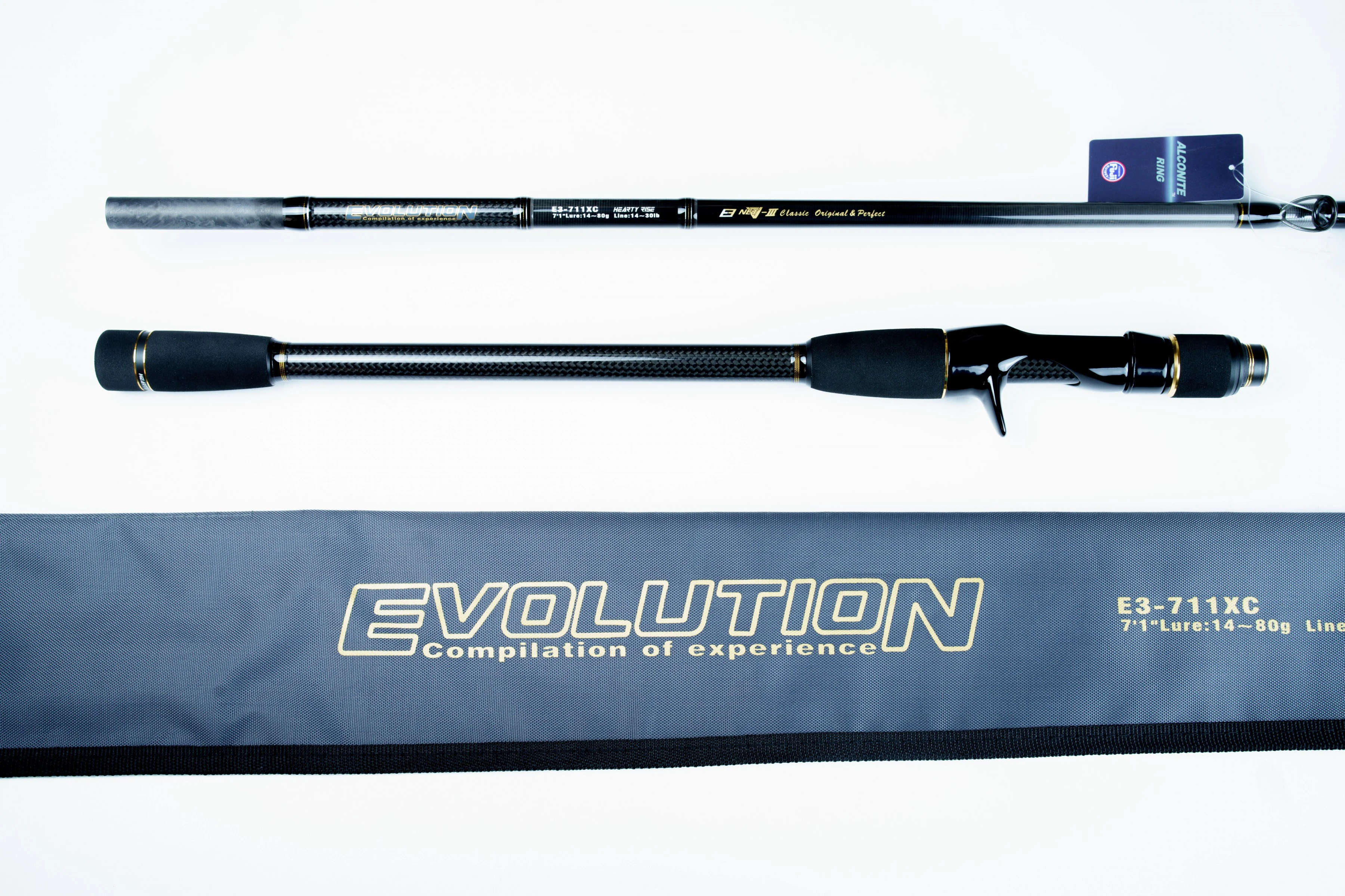 Кастинговое Удилище Hearty Rise Evolution III 711XC 215 см 14 - 80 гр    E3-711XC — крупный план
	                                    5