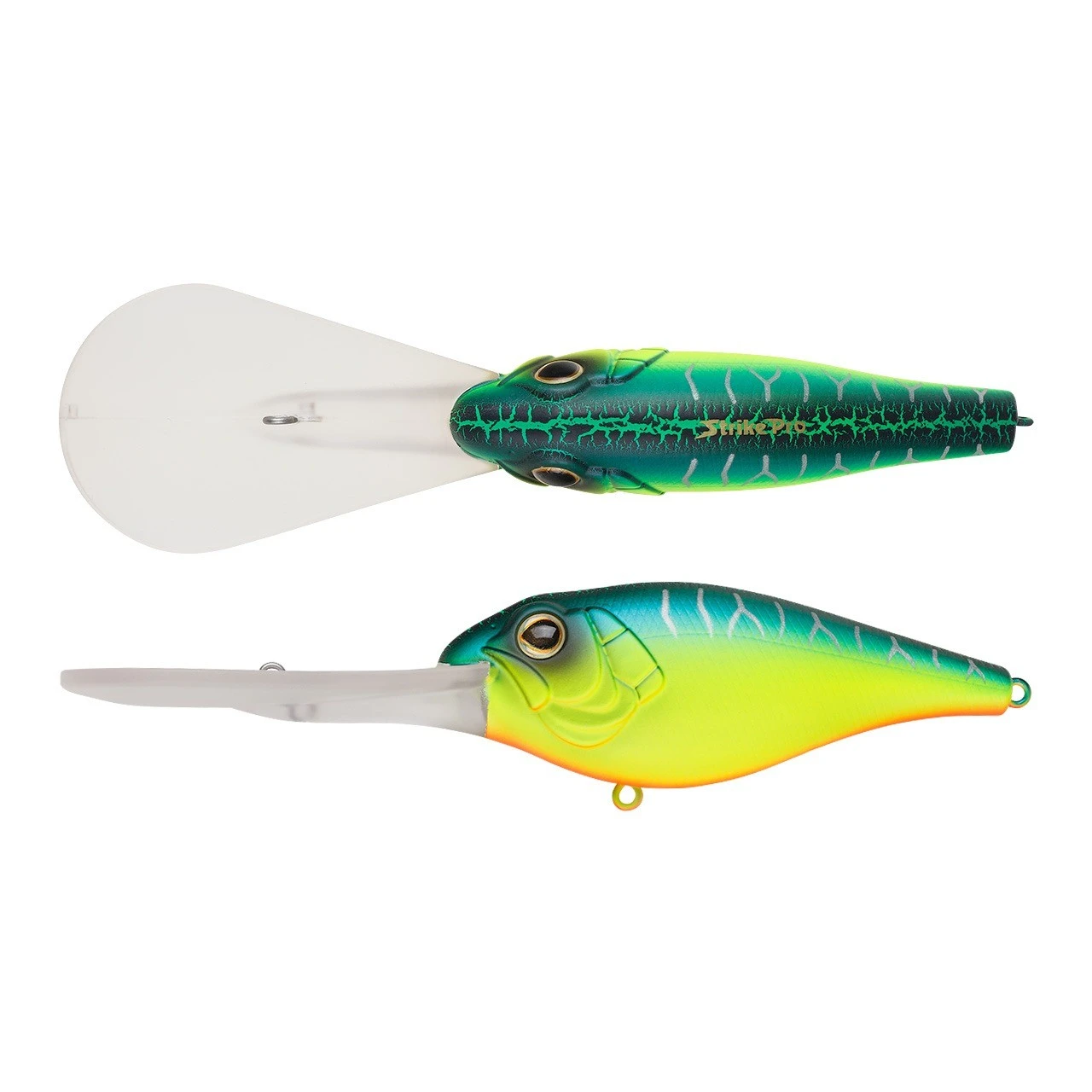 Воблер Strike Pro Crankee Deep Diver 85 A223S-RP Pearl Mat Tiger 26,5 гр   EG-053F#A223S-RP — характеристики,  особенности конструкции