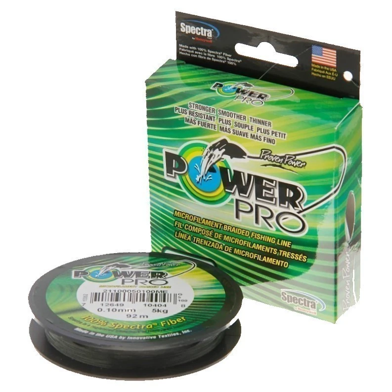Плетеный шнур Power Pro PPBI 135 м Moss Green 0,13 мм   PPBI13513MG — крупный план
	                                    1