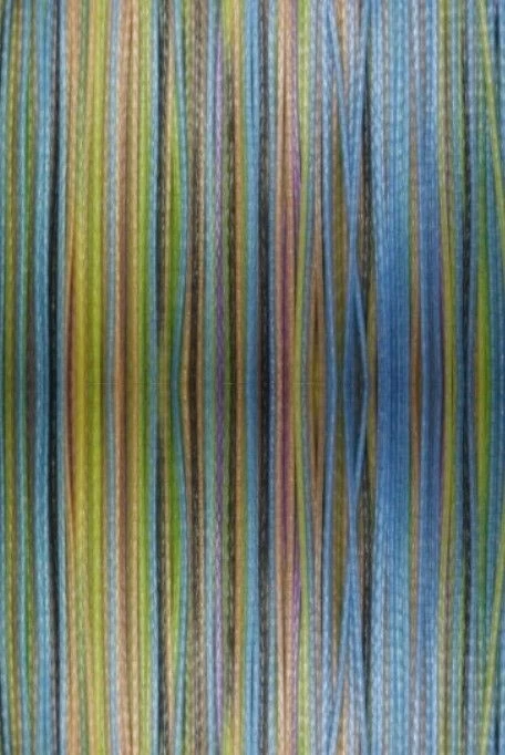 Плетеный шнур YGK X-Braid Upgrade Omnium X8 200 м  PE # 2 Multicolor 0,235 мм — крупный план
	                                    2