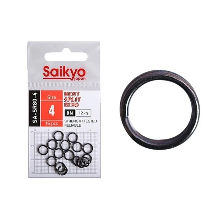 Кольцо Заводное Saikyo SA-SR80  №4 12 кг 16 шт BN   SA-SR80-4 — характеристики,  особенности конструкции