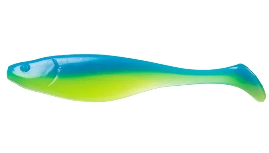 Силиконовая приманка Narval Commander Shad 10 100 мм 5 шт 016-Blue Mint   NVCM10016 — характеристики,  особенности конструкции