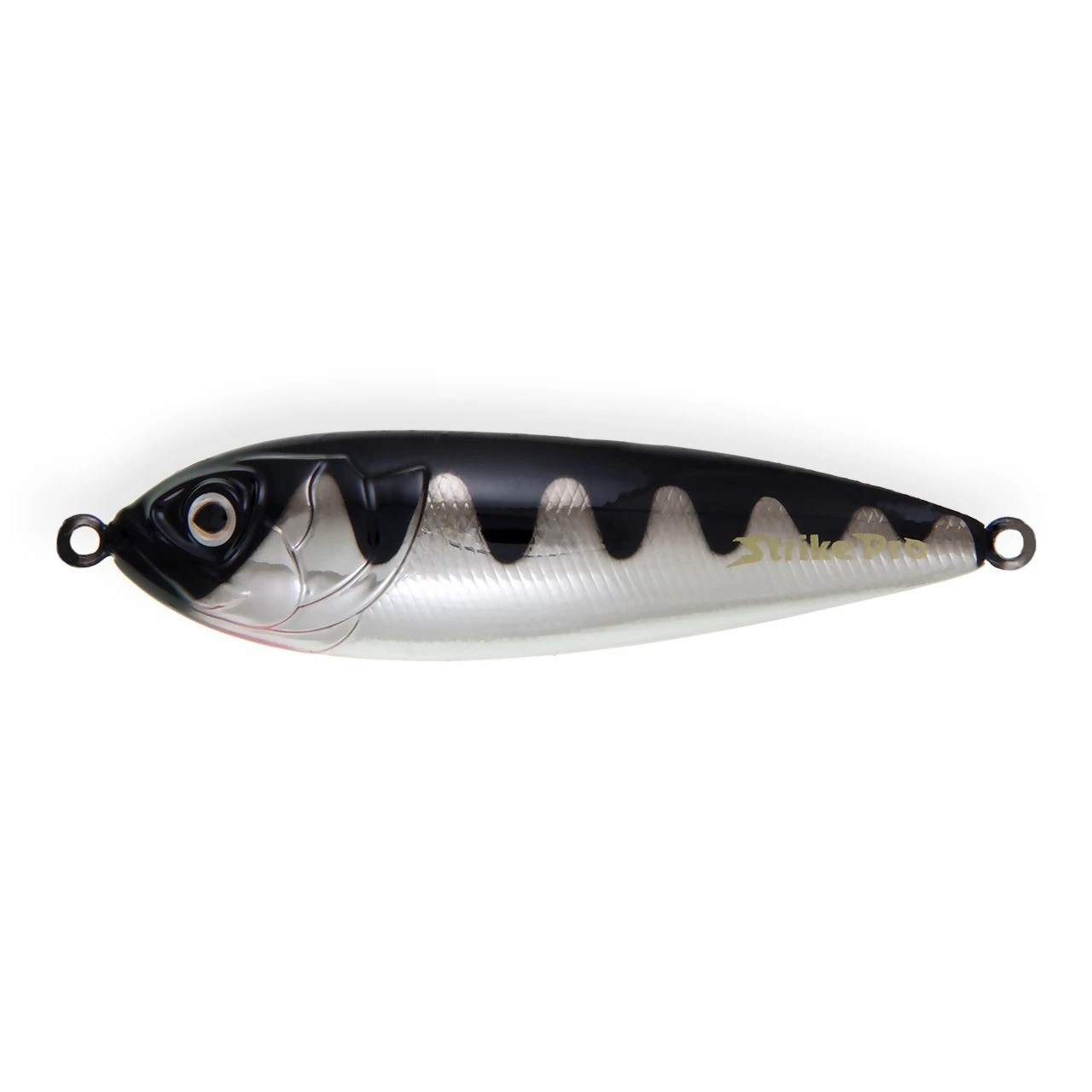 Колеблющаяся Блесна Strike Pro Killer Profy 75 13 гр 75 мм A108E/A198 Blackback Chrome Red   PST-02#A108E/A198 — характеристики,  особенности конструкции