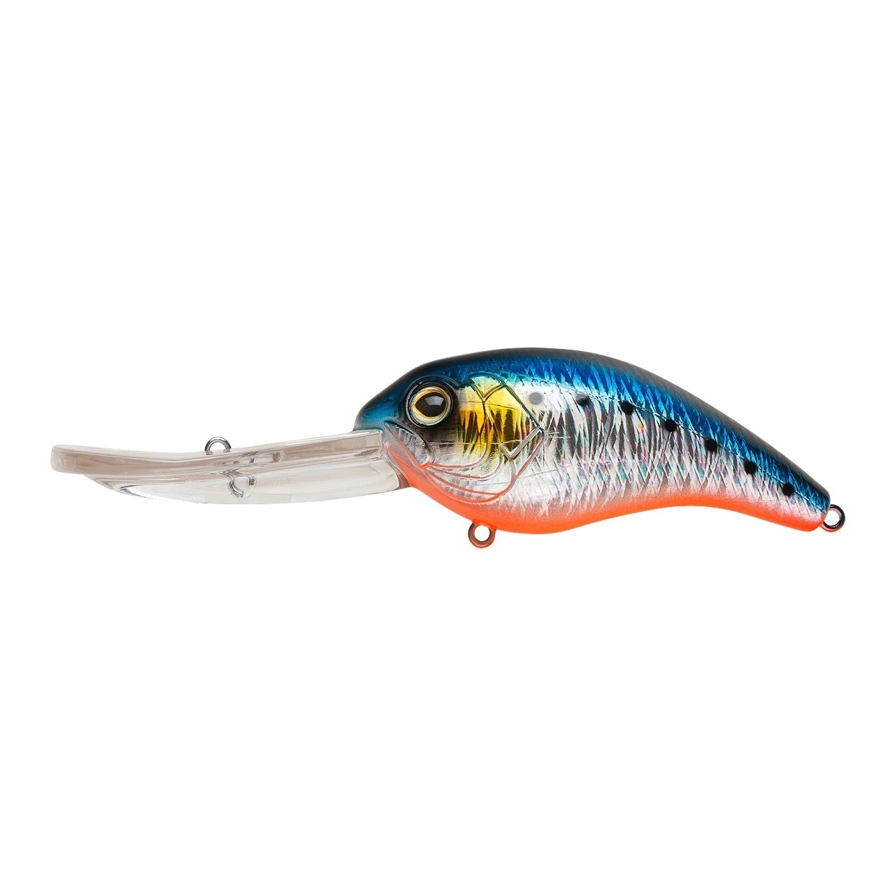 Воблер Strike Pro Crankee Deep Runner 100 A234-SBO-LU Blue Back Silver OB Fluo 60 гр   EG-224#A234-SBO-LU — характеристики,  особенности конструкции