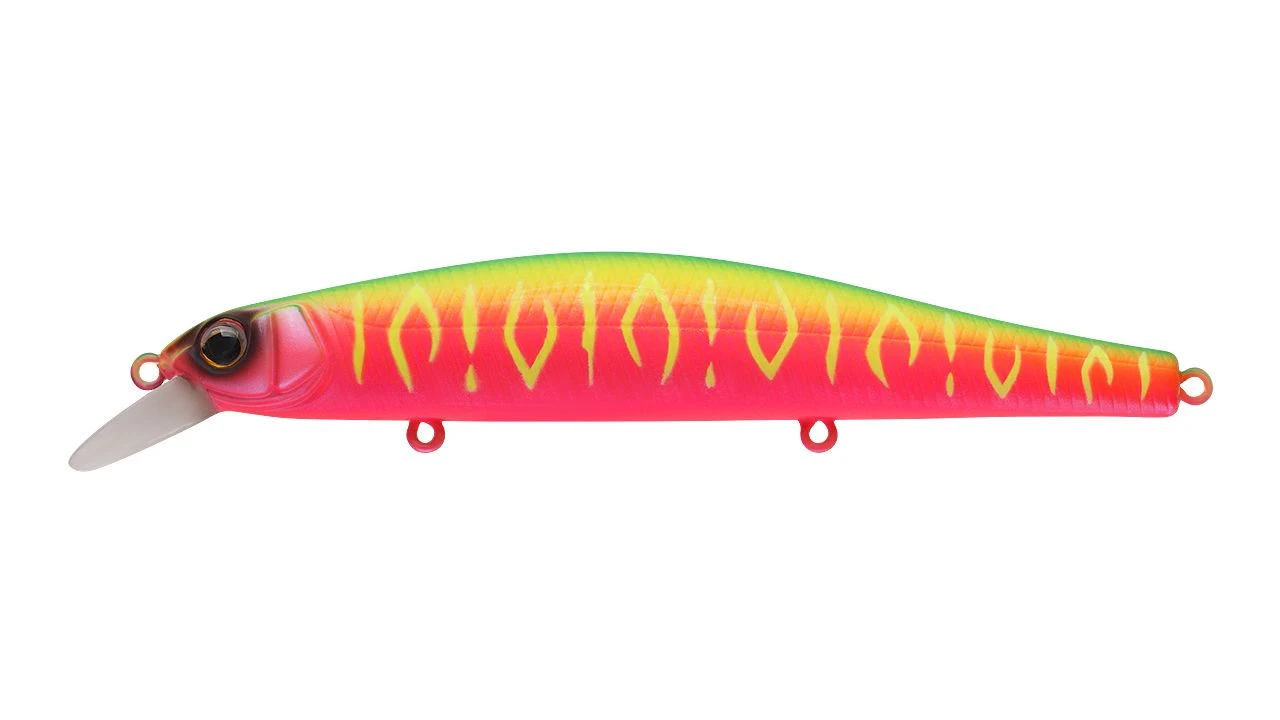 Воблер Strike Pro Inquisitor 130SP A230S Watermelon Mat Tiger 26,5 гр UV  EG-193C-SP#A230S — характеристики,
	                                    особенности конструкции
