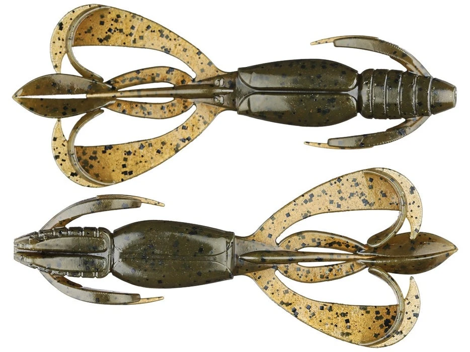 Силиконовая приманка Keitech Crazy Flapper 2.8 71 мм 8 шт 101 Green Pumpkin PP — характеристики,  особенности конструкции