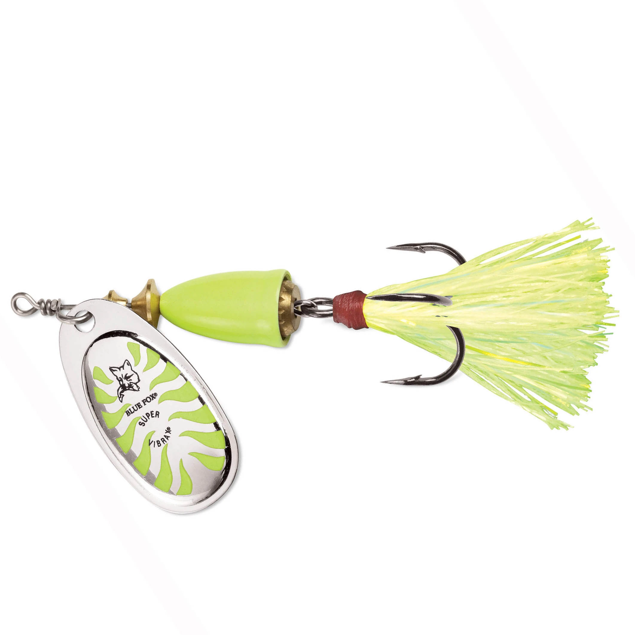 Вращающаяся Блесна Blue Fox Vibrax Glow 2 №2 6 гр GLCH   BFGVS2-GLCH — характеристики,  особенности конструкции