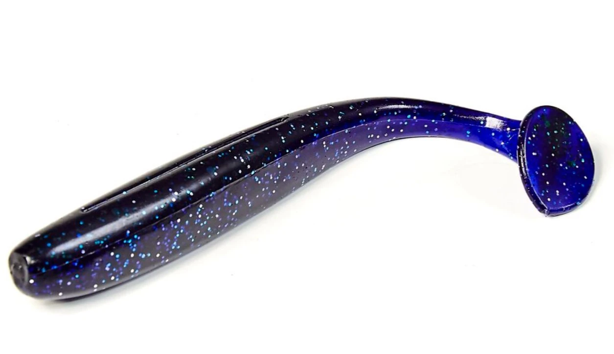 Силиконовая приманка Lucky John Slim Shaker 4in 100 мм 6 шт T52 Pro Series  140183-T52 — крупный план
	                                    1