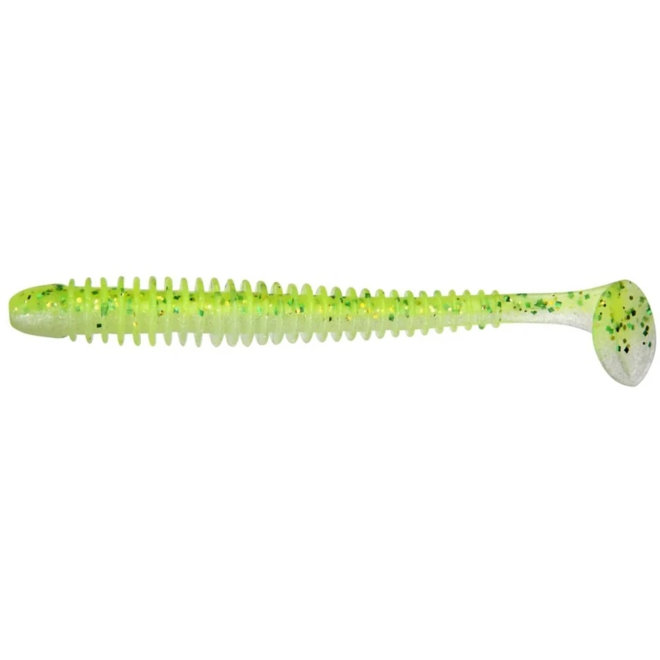 Силиконовая приманка Keitech Swing Impact 3.5 88 мм 8 шт PAL #02 Lime Chart Shad — характеристики,
	                                    особенности конструкции
