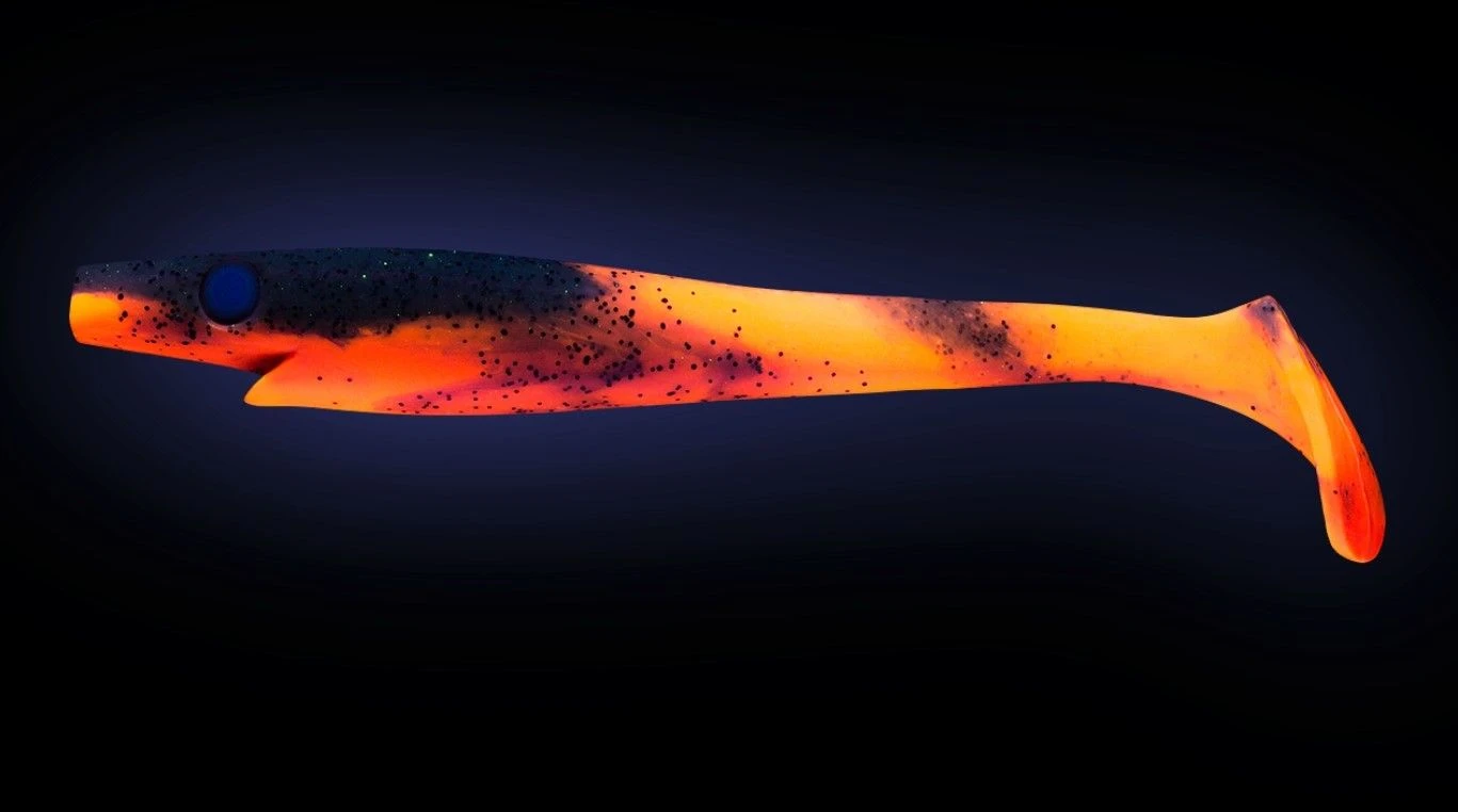 Силиконовая приманка Strike Pro Pig Shad Jr 200 мм 2 шт Goldie   SP-172C#107 — крупный план
	                                    2