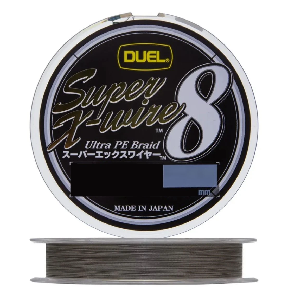 Плетеный шнур Duel PE Super X-Wire 8 150 м  PE # 1,2 Silver 0,19 мм   H3600-S — характеристики,  особенности конструкции