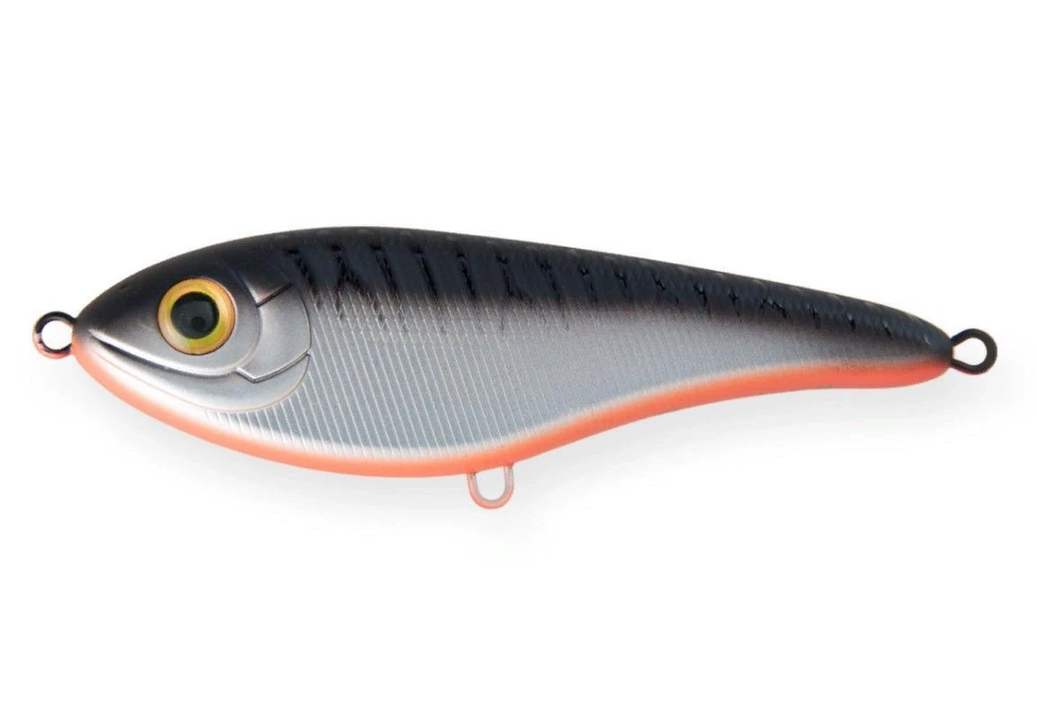 Воблер Strike Pro Buster Jerk II Shallow Runner CA06ES Grey Shadow 37 гр   EG-049#CA06ES — характеристики,
	                                    особенности конструкции
