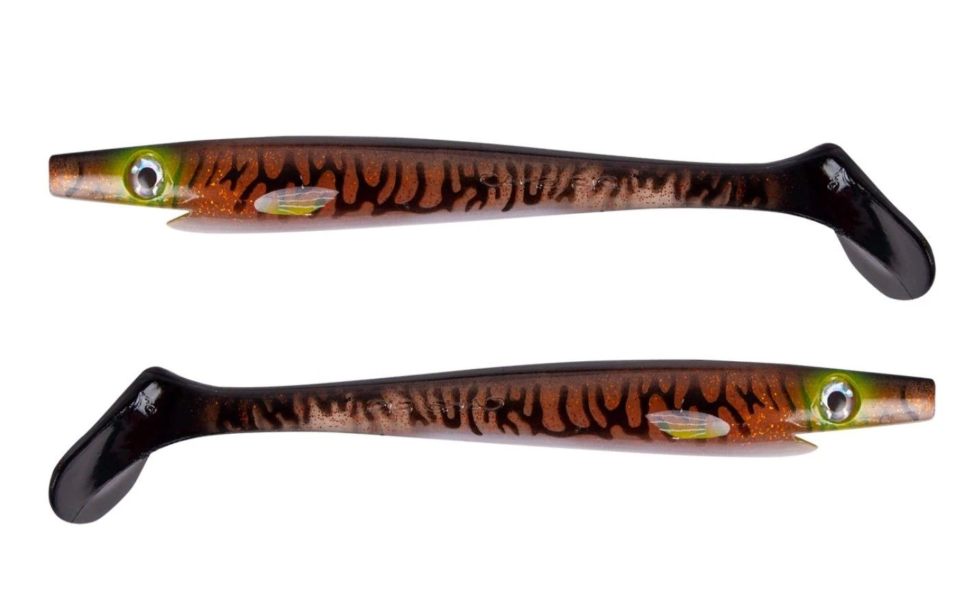 Силиконовая приманка Strike Pro Pig Shad Jr 200 мм 2 шт Burbot   SP-172C#147 — крупный план
	                                    1