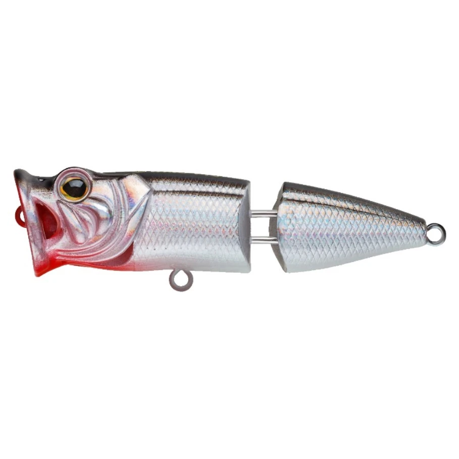 Воблер Strike Pro Pike Pop Joint 75 A010-EP Black Back Silver 11 гр   SH-002CJ#A010-EP — характеристики,
	                                    особенности конструкции