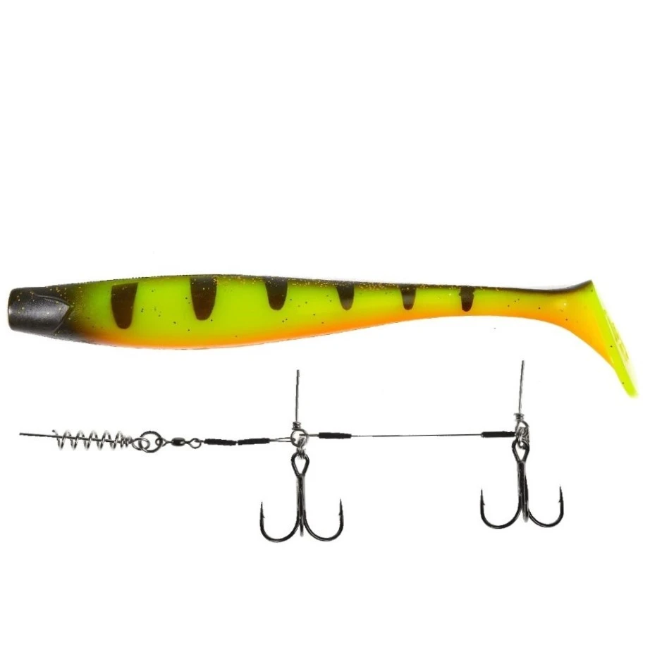 Силиконовая приманка Lucky John Giant Kubira Swim Shad 10.3in 260 мм 1 шт PG14 3D BBS Series + Stinger XL  140434SET-PG14 — характеристики,
	                                    особенности конструкции