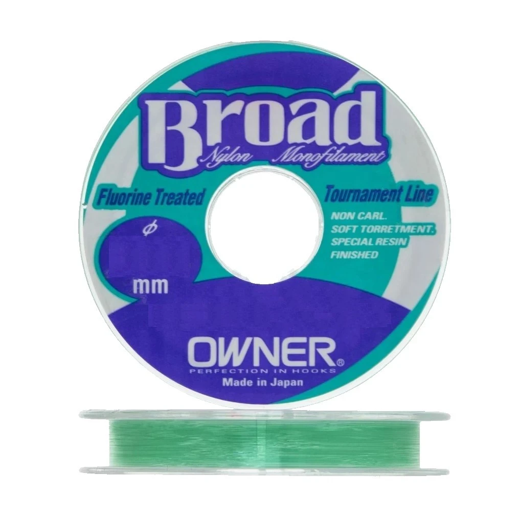 Леска монофильная Owner Broad 25 м 0,14 мм    ow-56026-0.14 — характеристики,  особенности конструкции