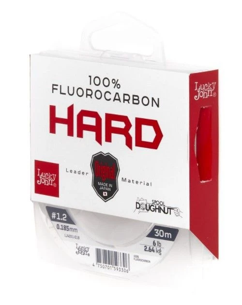 Флюорокарбон Lucky John Hard 30 м 0,185 мм  PE #1.2  LJ4051-018 — характеристики,
	                                    особенности конструкции