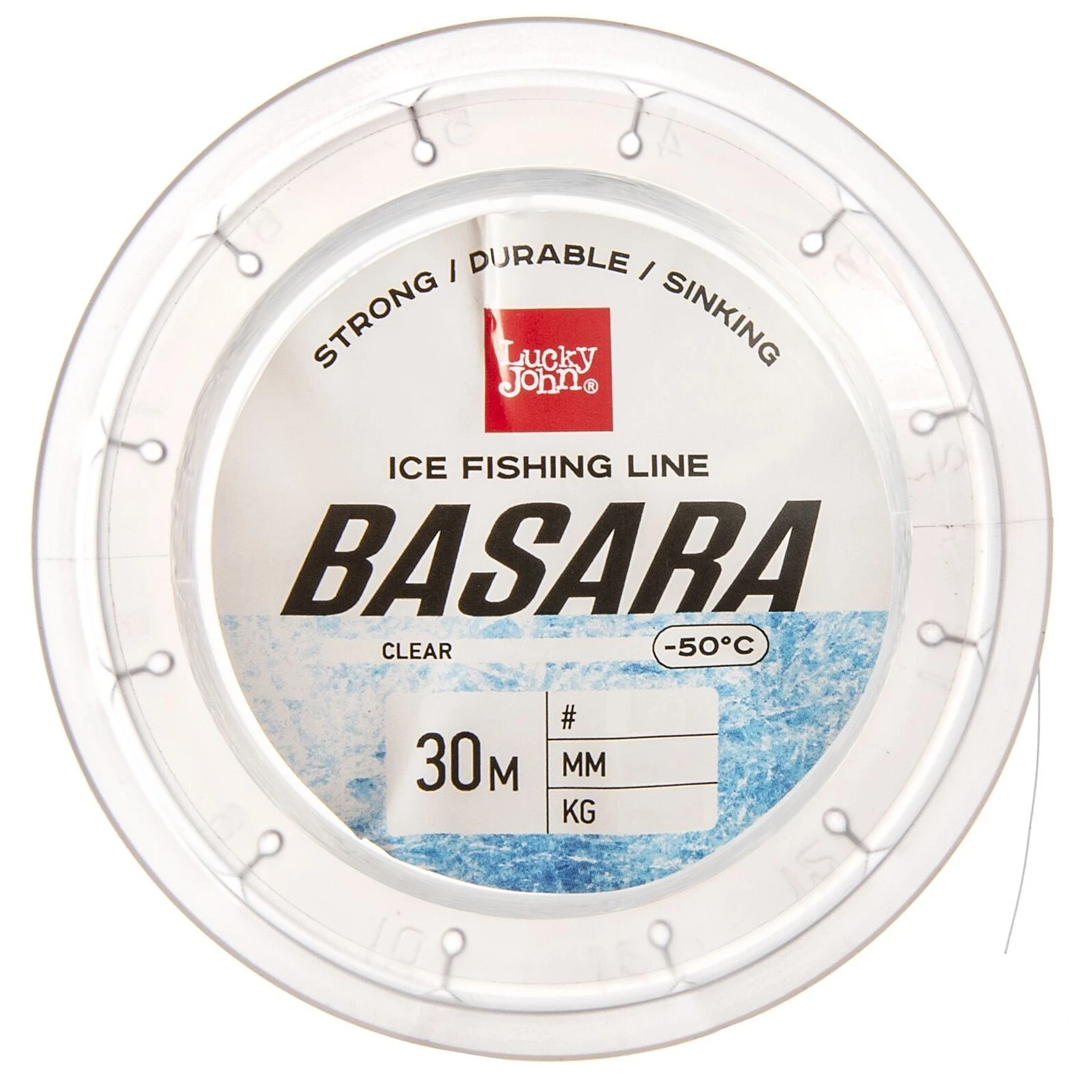 Леска монофильная Lucky John Basara 30 м 0,12 мм Clear   LJ4003-012 — характеристики,  особенности конструкции