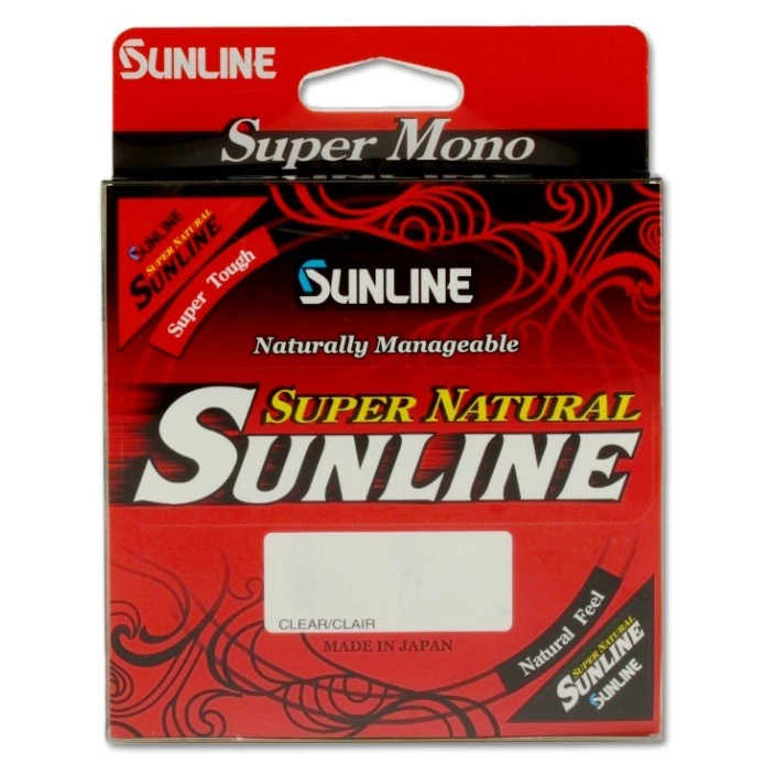 Леска монофильная Sunline Super Natural 300 м 0,33 мм Clear PE# 4.0 — характеристики,
	                                    особенности конструкции