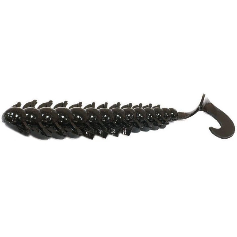 Силиконовая приманка Bait Breath Bugsy 3.5 90 мм 8 шт 003 Solid Black — характеристики,  особенности конструкции