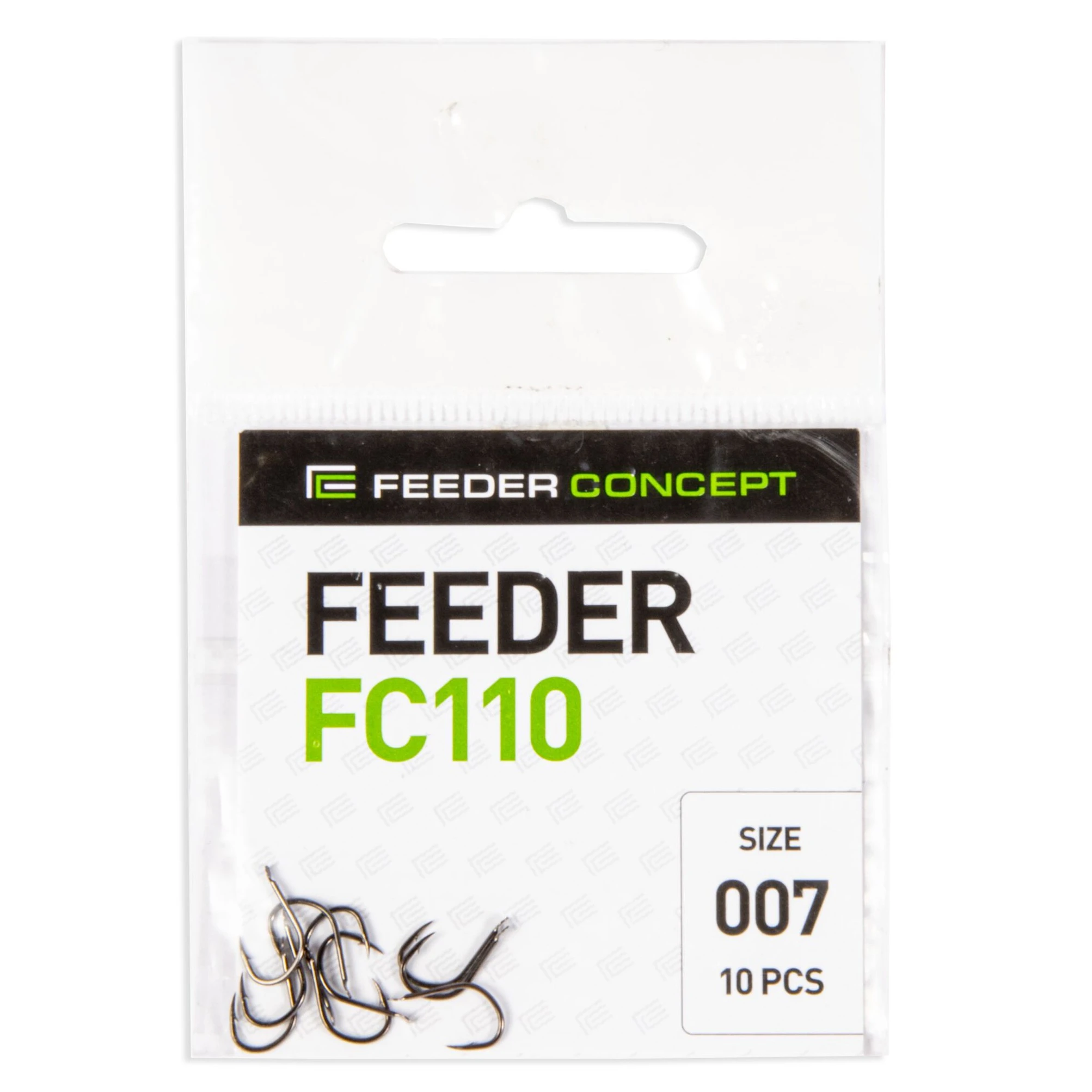 Крючок Одинарный Feeder Concept Feeder FC110 №7 10 шт    FC110-007 — крупный план
	                                    2