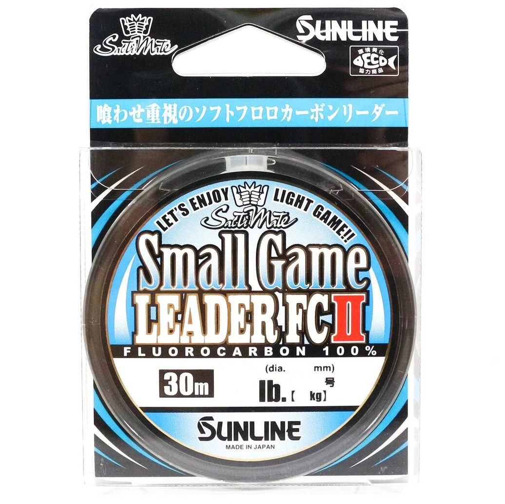 Флюорокарбон Sunline SWS Small Game FC II 30 м 0,19 мм  PE #1.25 — характеристики,  особенности конструкции