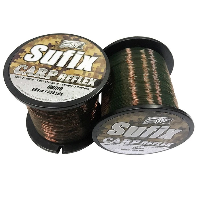 Леска монофильная Sufix Carp Reflex 600 м 0,3 мм Камуфляж   DTGXL0300H4E21 — характеристики,  особенности конструкции