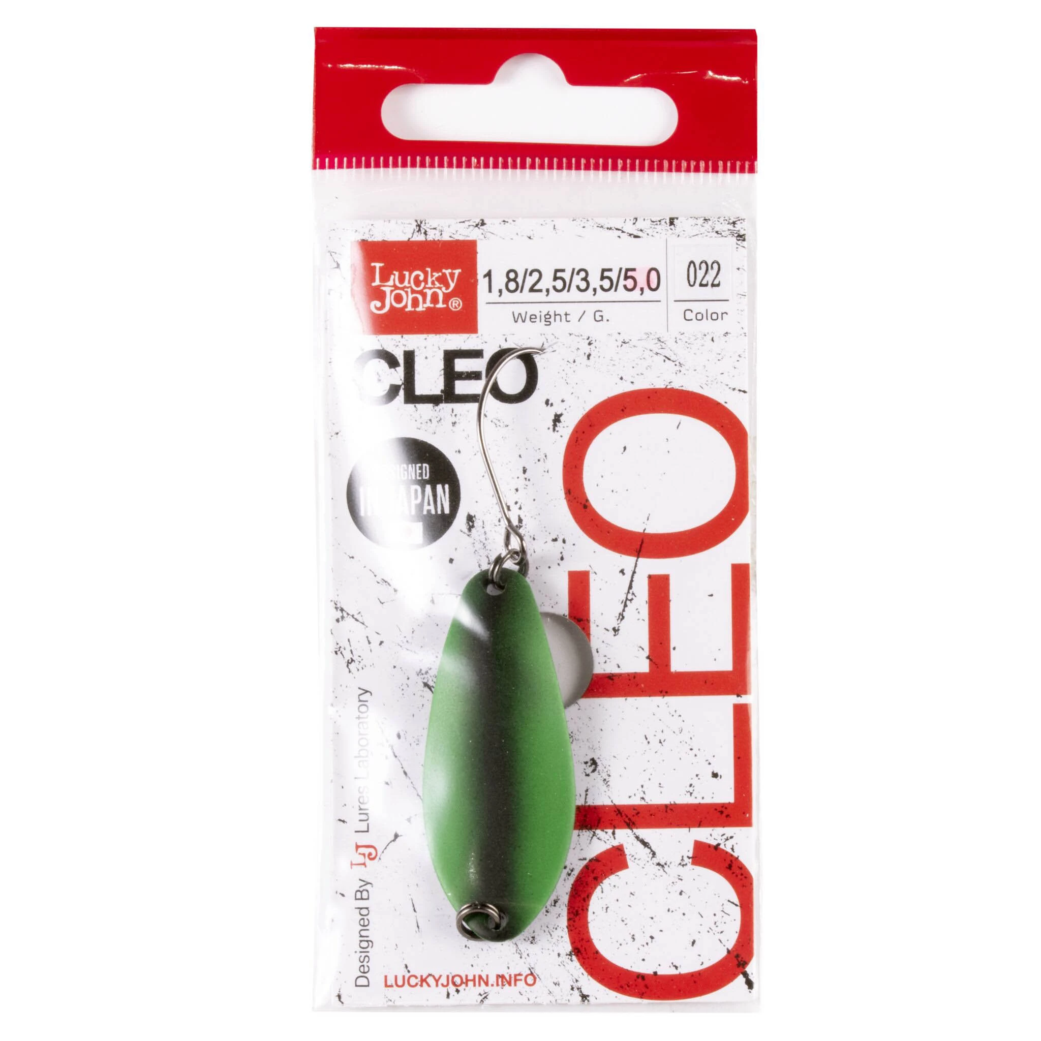 Колеблющаяся Блесна Lucky John Cleo 5 гр 41 мм 022   LJCL50-022 — крупный план
	                                    1