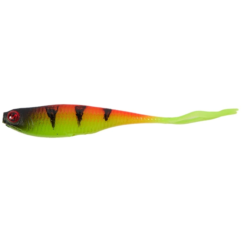 Силиконовая приманка Narval Maxlug Mini 11 110 мм 5 шт 052-Orange Perch   NVLML11052 — характеристики,  особенности конструкции