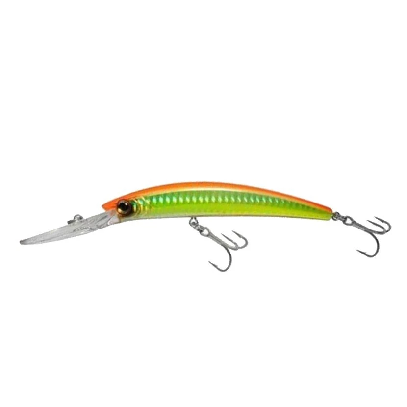 Воблер Yo-Zuri Crystal Minnow Deep Diver 90F HOBG Orange Back Gold 9,5 гр   R1134-HOBG — характеристики,
	                                    особенности конструкции