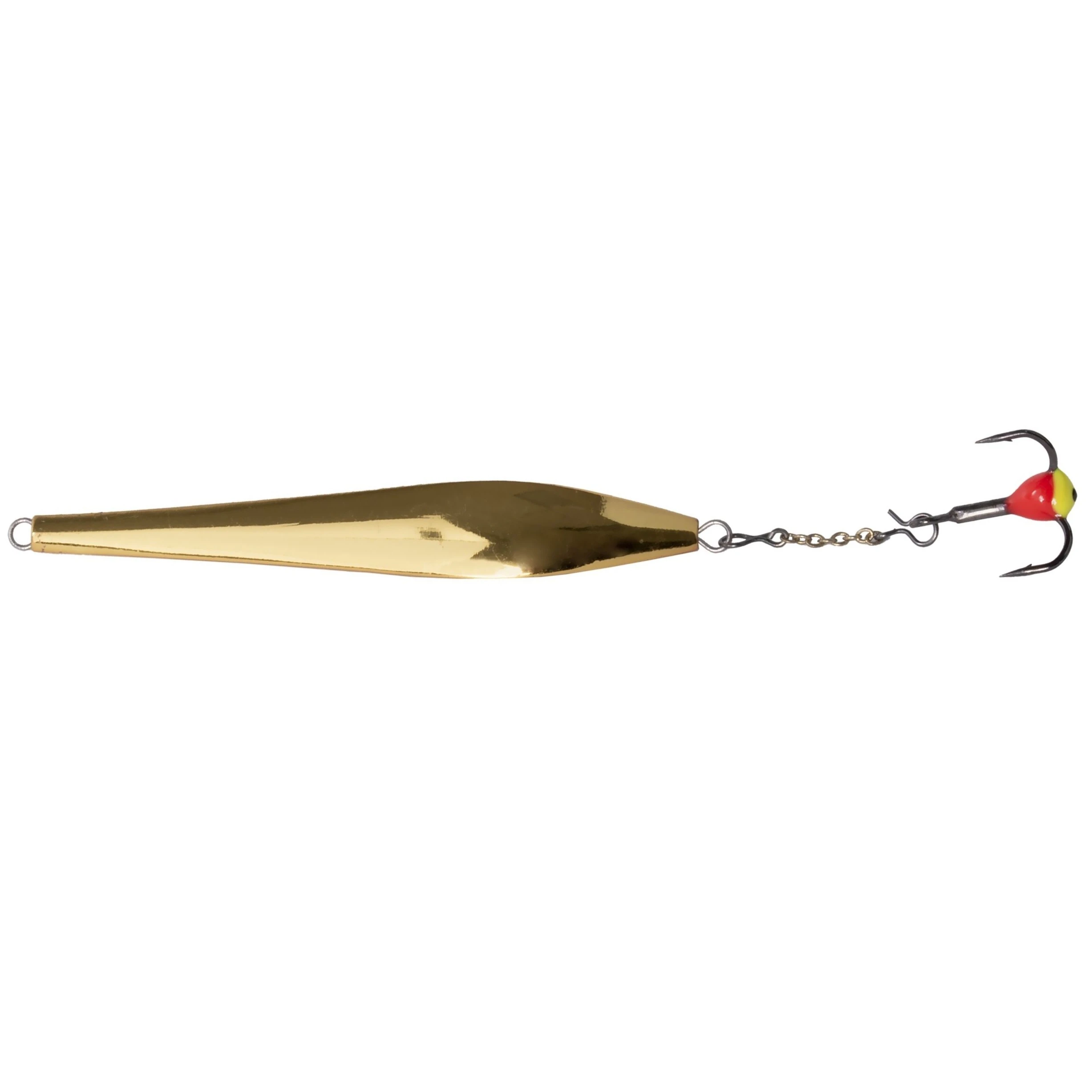 Зимняя Блесна Lucky John Double Blade 11 гр 65 мм GC С цепочкой и тройником  LJDD65-GC — характеристики,  особенности конструкции