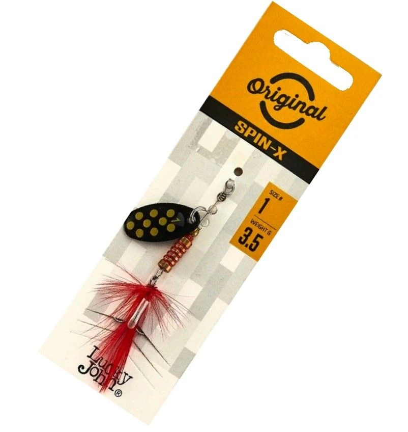 Вращающаяся Блесна Lucky John Spin-X Round №1 3,5 гр BF   LJSR01-BF — крупный план
	                                    2