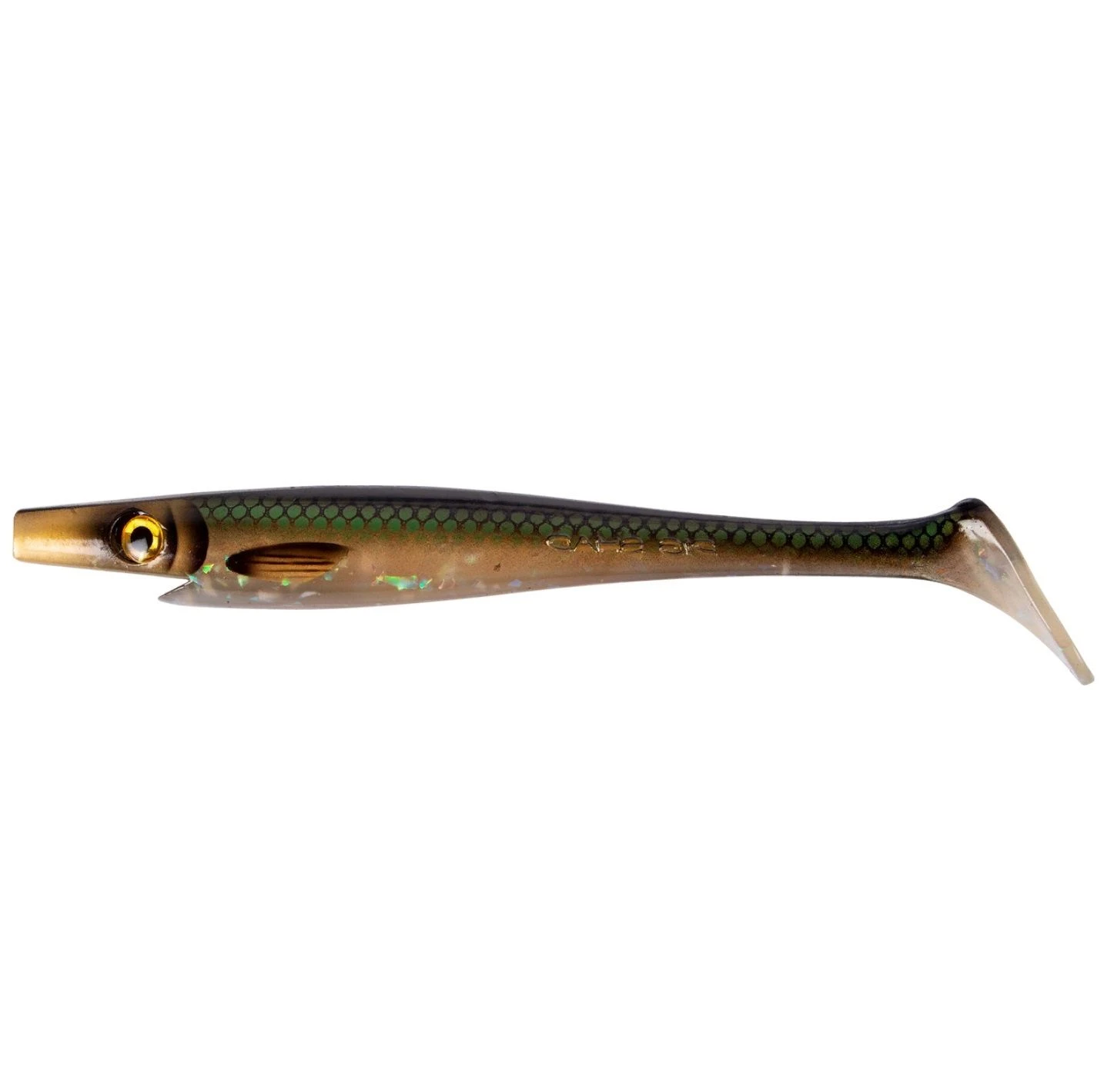 Силиконовая приманка Strike Pro Pig Shad 172A 230 мм 1 шт Emerald Herring   SP-172A#146 — характеристики,  особенности конструкции