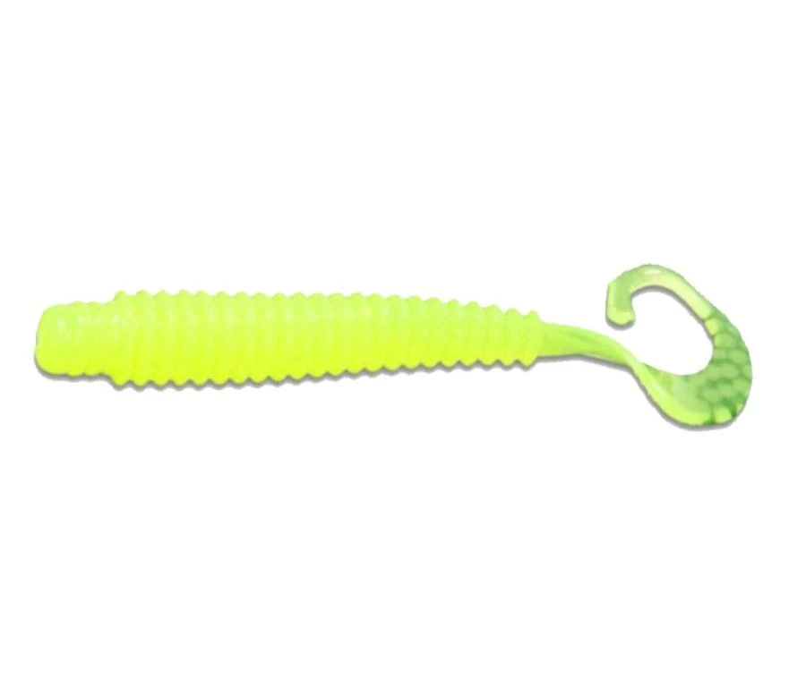 Силиконовая приманка Reins G-Tail Saturn 2.5 60 мм 20 шт 106-Glow Chart   GTS2.5-106 — характеристики,  особенности конструкции