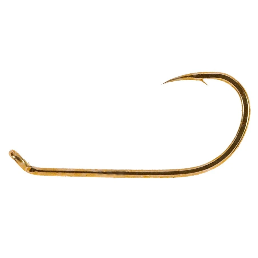 Крючок Одинарный Owner 50458 Tenkara Down №14 12 шт Brown With ring  ow-50458BR-14 — характеристики,  особенности конструкции