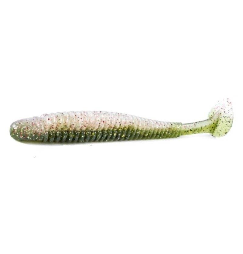 Силиконовая приманка Noike Wobble Shad 4 101 мм 6 шт 137-Young Perch   NKNJ4137 — характеристики,  особенности конструкции
