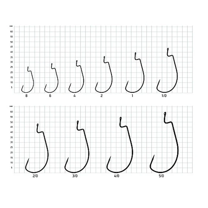 Крючок Офсетный Saikyo BS-3315 №6 10 шт BN   BS-3315BN6-10 — крупный план
	                                    1