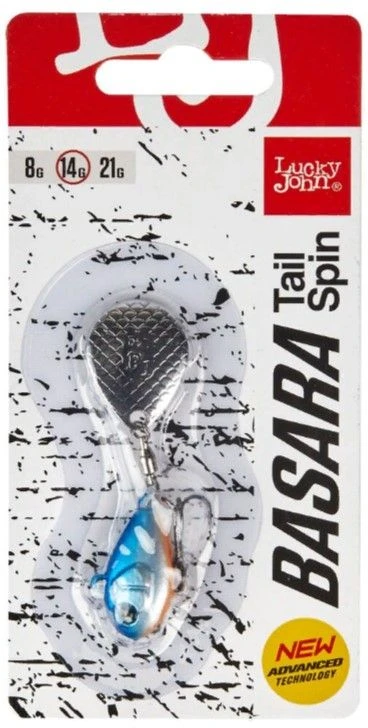 Тейл-спиннер Lucky John Basara Tail Spin 14 гр 60 мм 002   LJBTS14-002 — крупный план
	                                    2