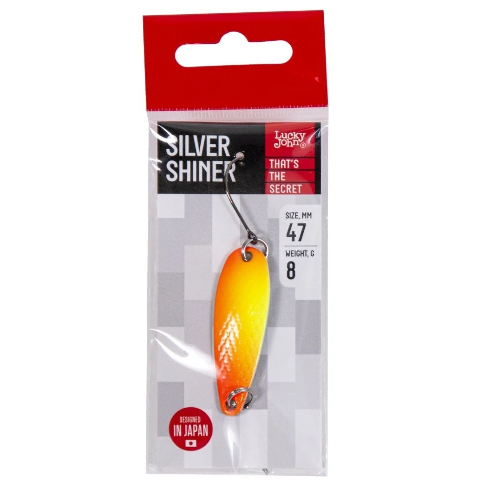 Колеблющаяся Блесна Lucky John Silver Shiner 8 гр 47 мм 006   LJSSH008-006 — крупный план
	                                    3