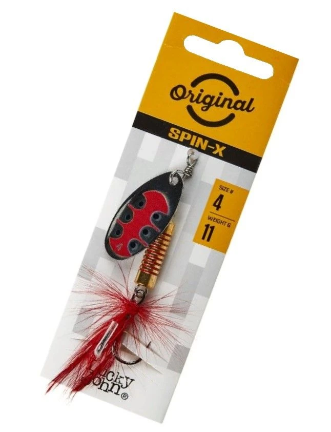 Вращающаяся Блесна Lucky John Spin-X Round №4 11 гр SX1   LJSR04-SX1 — крупный план
	                                    2