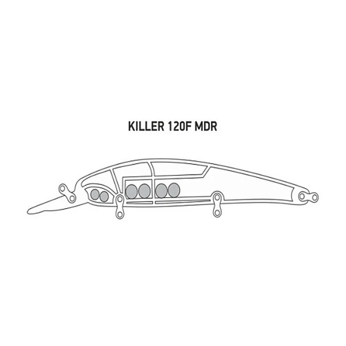 Воблер LureMax Killer 120F MDR 030 17,5 гр   LWK120FMDR-030 — крупный план
	                                    1