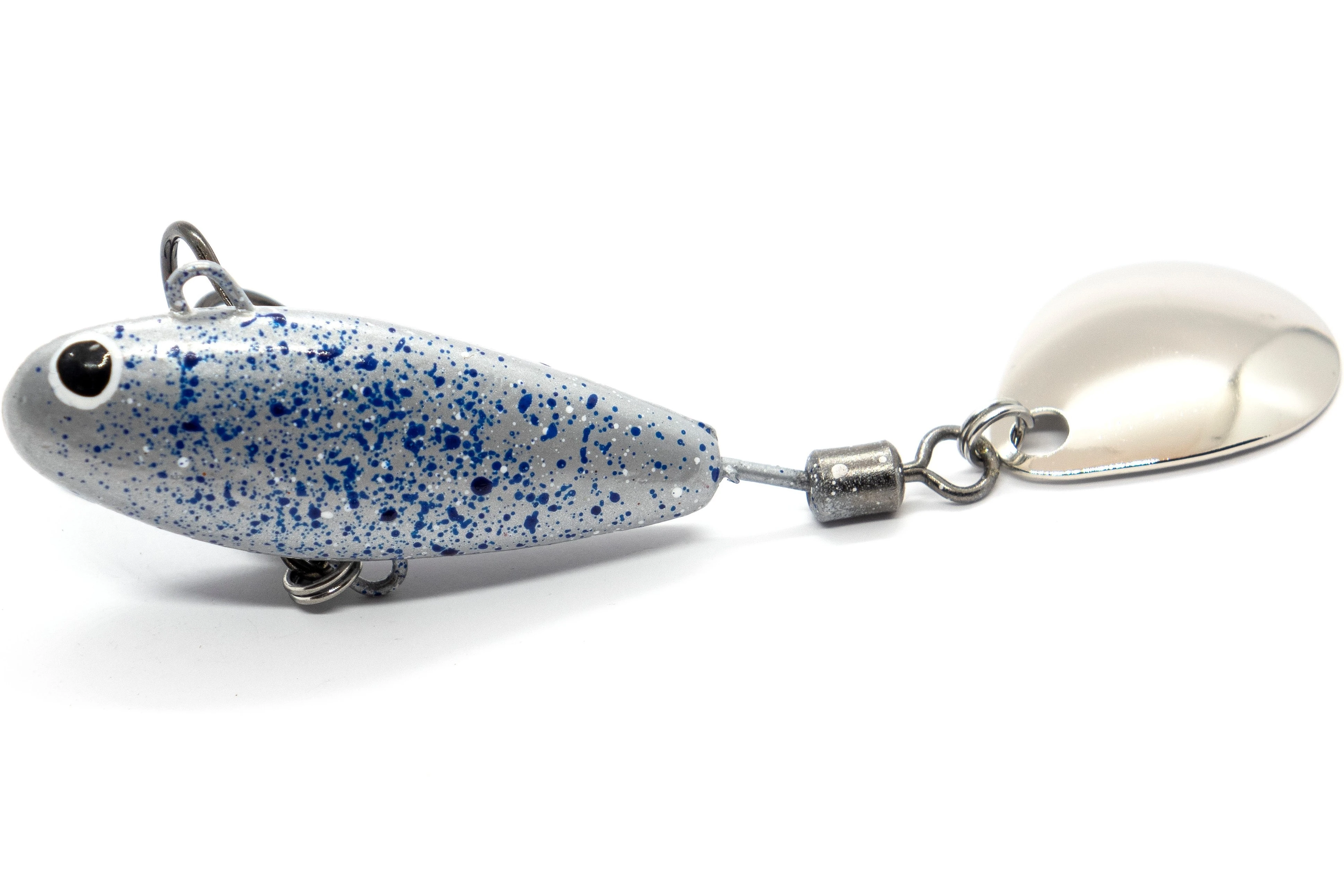 Тейл-спиннер UF Studio Hurricane 32 32 гр 80 мм Silver   H32Sn — характеристики,  особенности конструкции