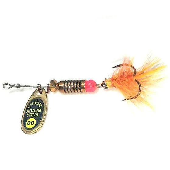 Вращающаяся Блесна Mepps Comet Black Fury Mouche №00 1,5 гр OR   cbf-00-o — характеристики,
	                                    особенности конструкции
