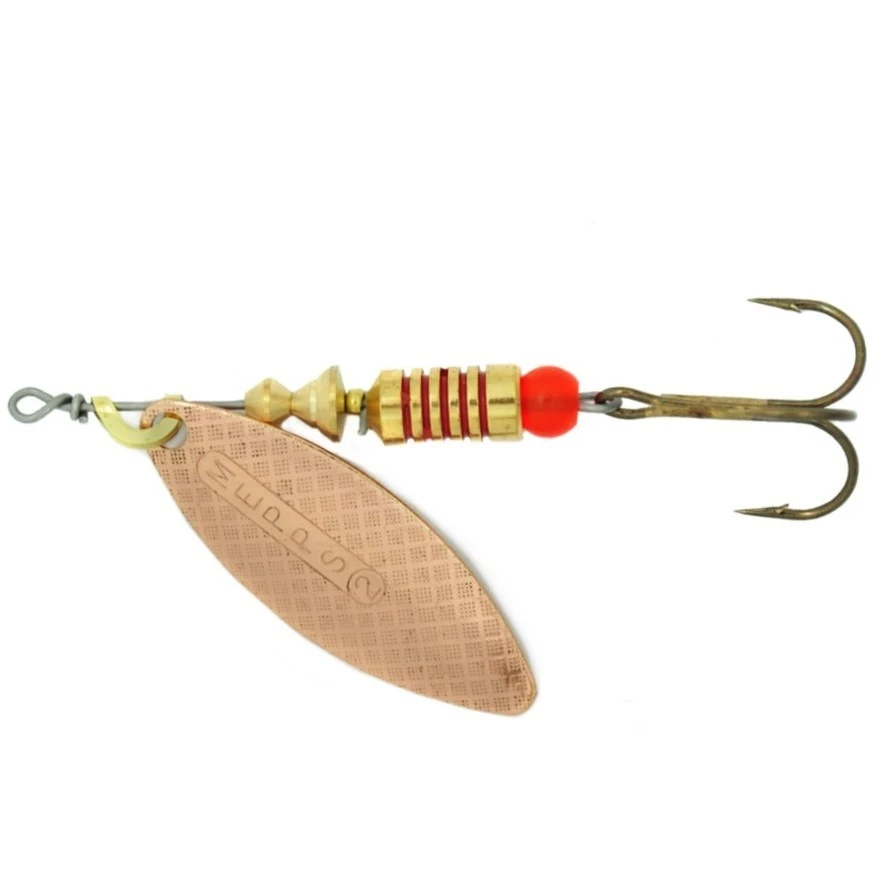 Вращающаяся Блесна Mepps Aglia Long №2 7 гр CU   al-2-c — характеристики,  особенности конструкции