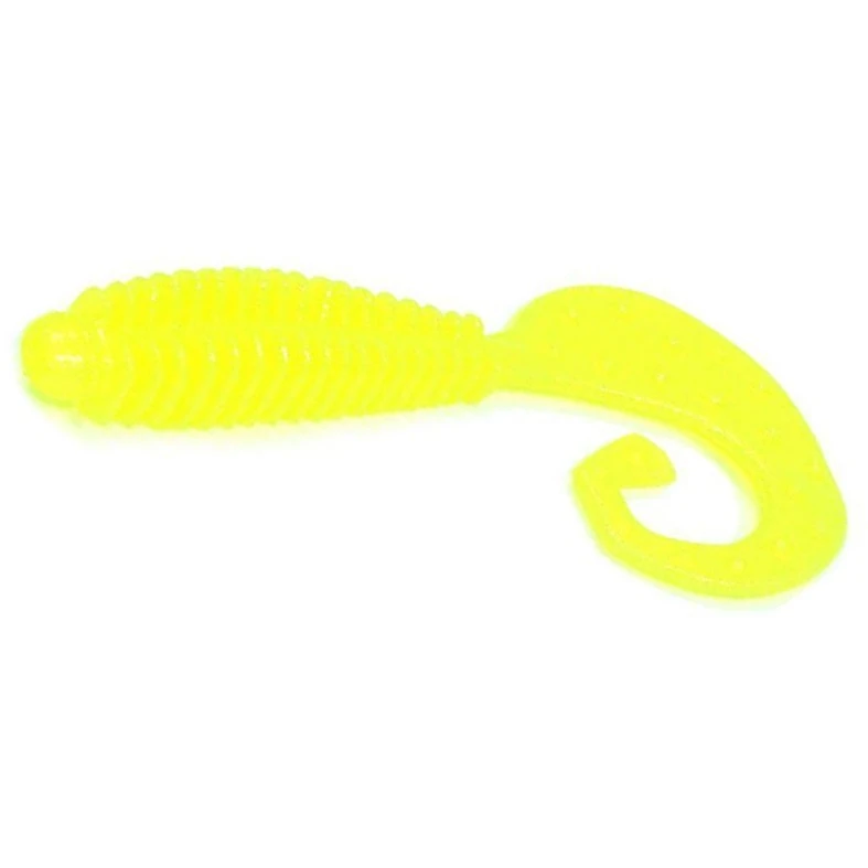 Силиконовая приманка Reins G-Tail Grub 3 75 мм 12 шт 015-Chart Pearl   GTG3-015 — характеристики,  особенности конструкции